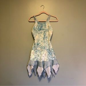 Icy Blue Woman’s Large Figure Skating Dress